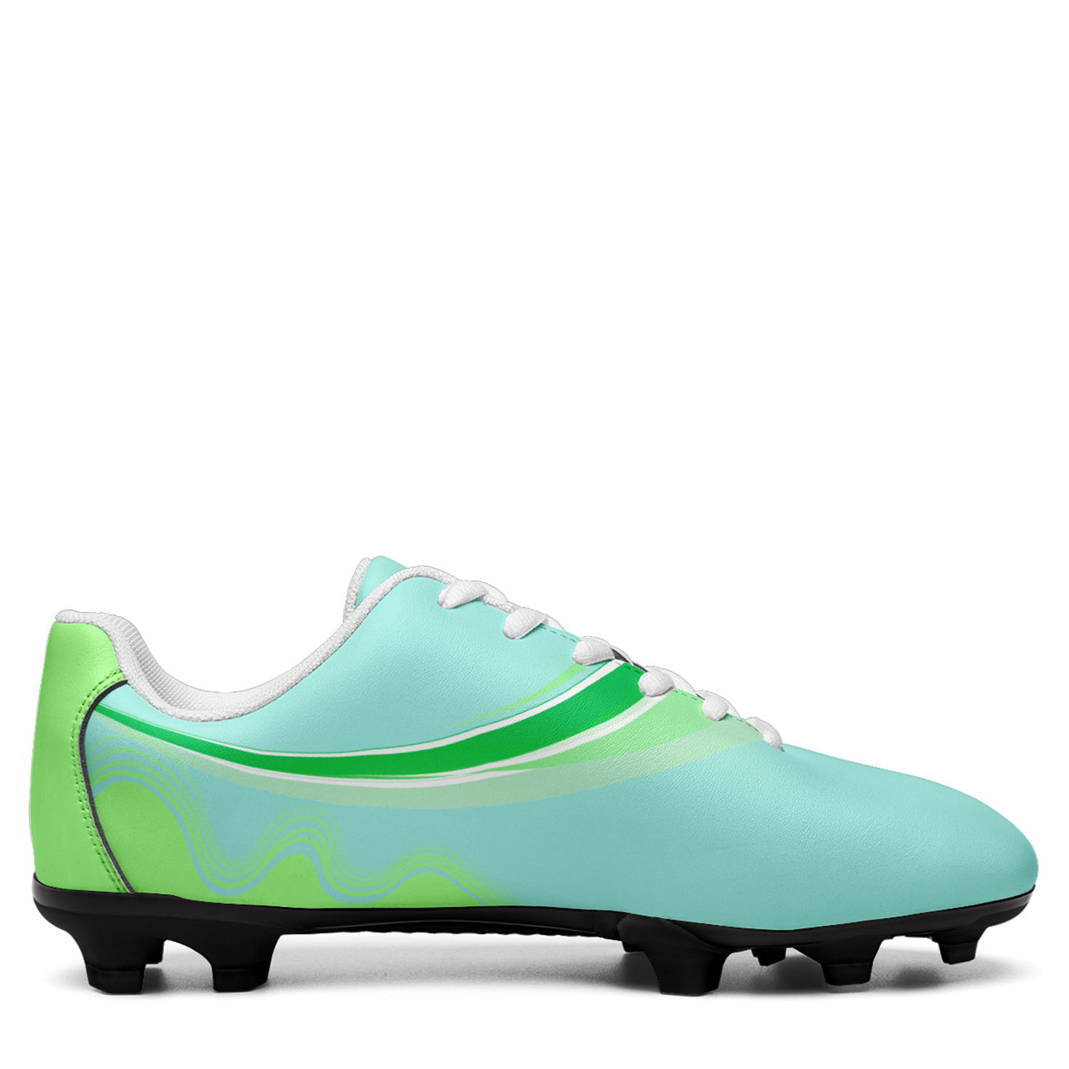 Custom Portugal Team Firm Ground Soccer Cleats Print On Demand Football Shoes