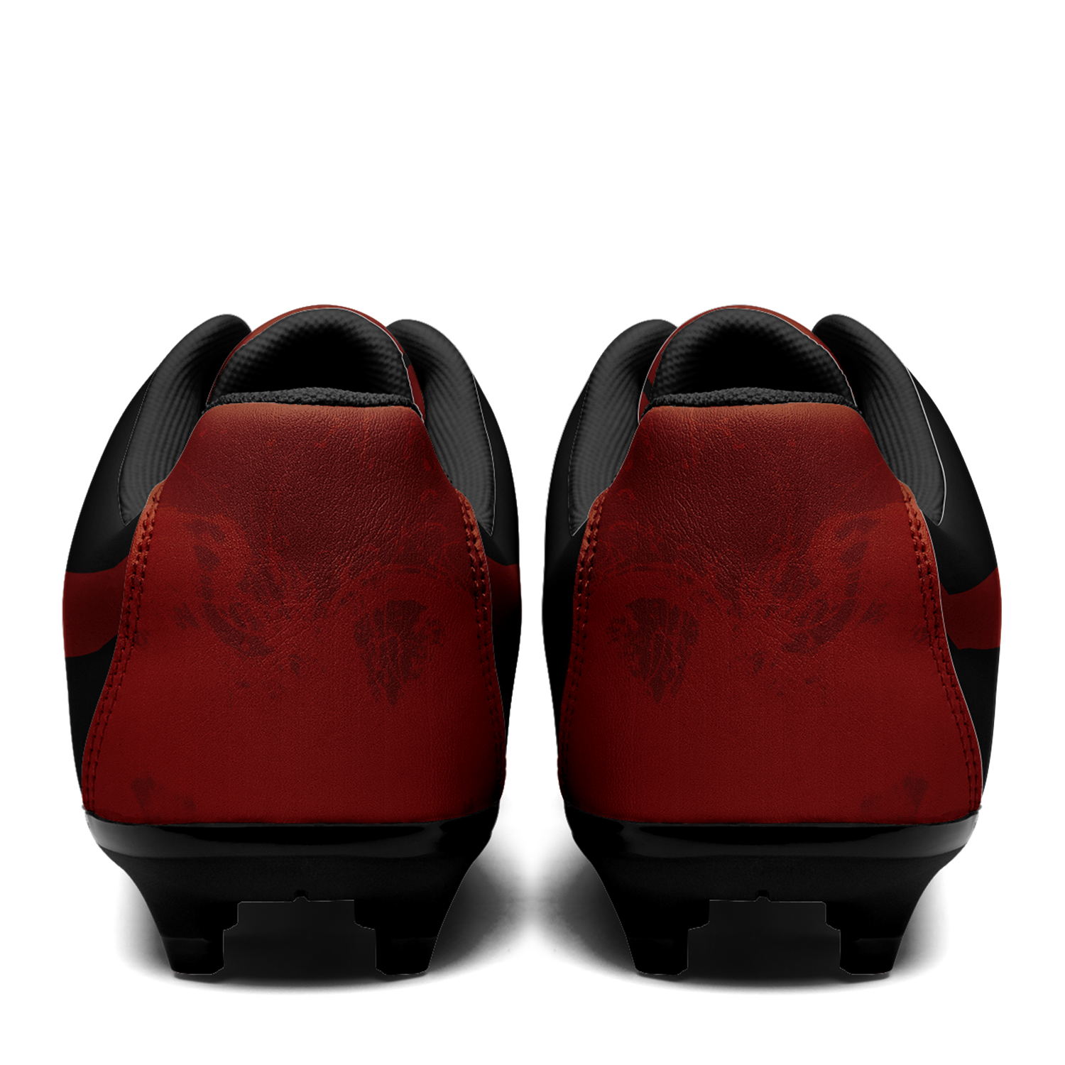 Custom Belgium Team Firm Ground Football Cleats Print On Demand Football Shoes