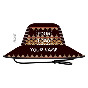 Customize UPF 50+ Youths/Adults Sun Hat with Neck Flap Print on Demand Personalized Summer Beach Safari Hats