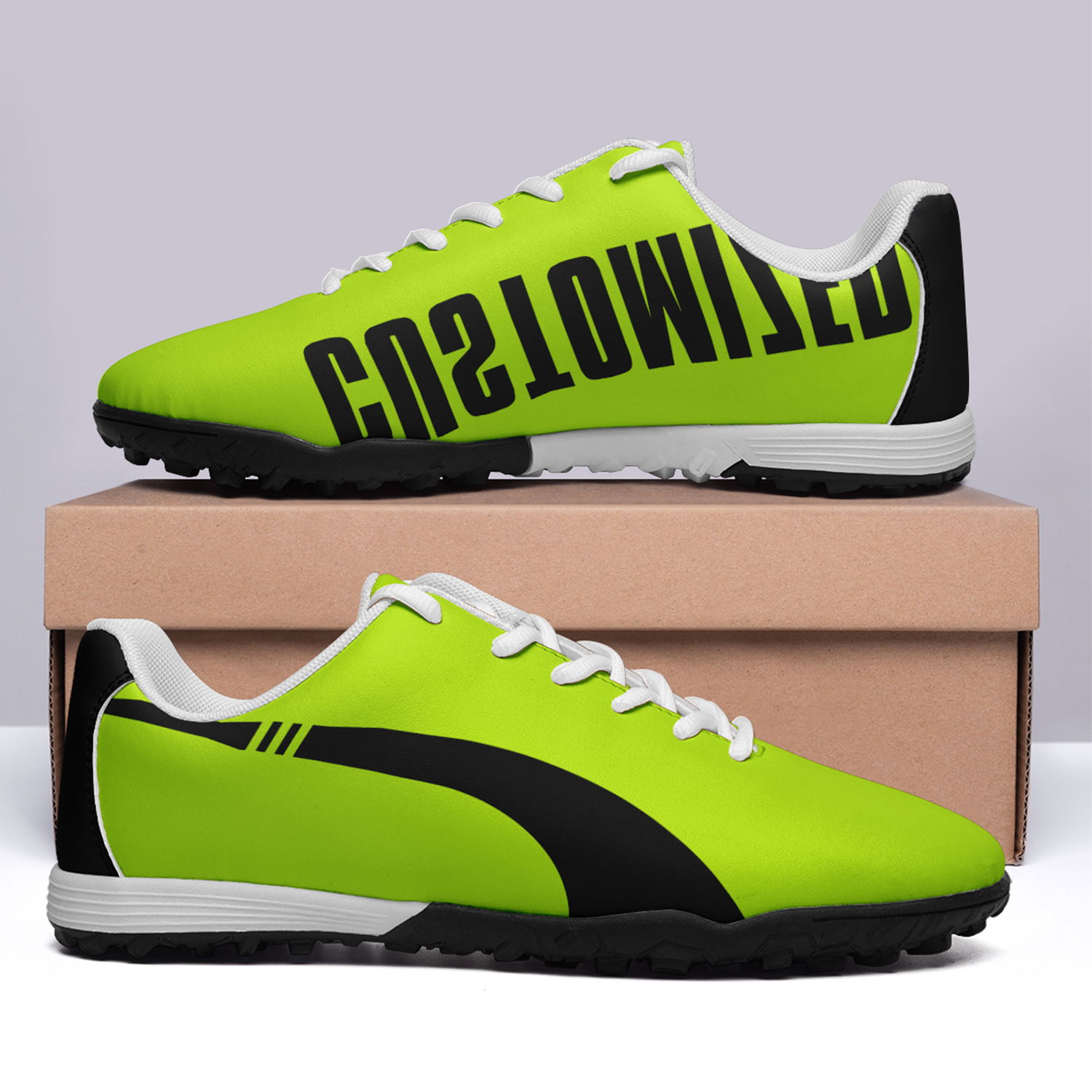 Custom Mexico Team Soccer Shoes Personalized Design Printing POD Football Shoes