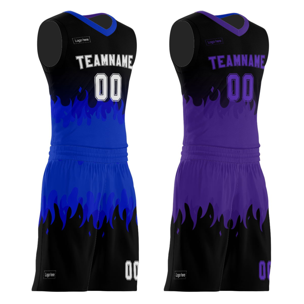 Wholesales Reversible Basketball Jersey Custom Personalized Print Your Name Number Basketball Team Uniform Shirts for Adult