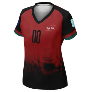 Women's Professional Morocco World Cup Custom Soccer Jersey With Picture