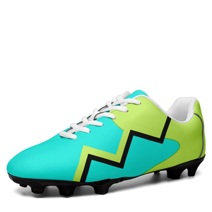 Custom Italy Team Firm Ground Soccer Cleats Print On Demand Football Shoes