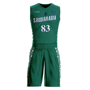 Custom Saudi Arabia Team Basketball Suits