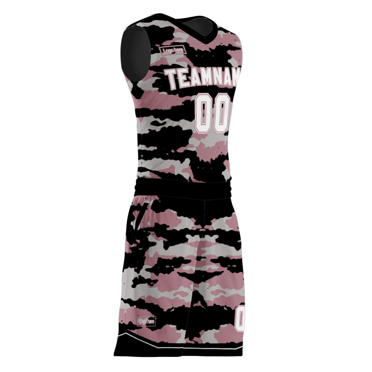 New Custom Printed Jerseys Fashion Sleeve College Basketball Clothes Shirts