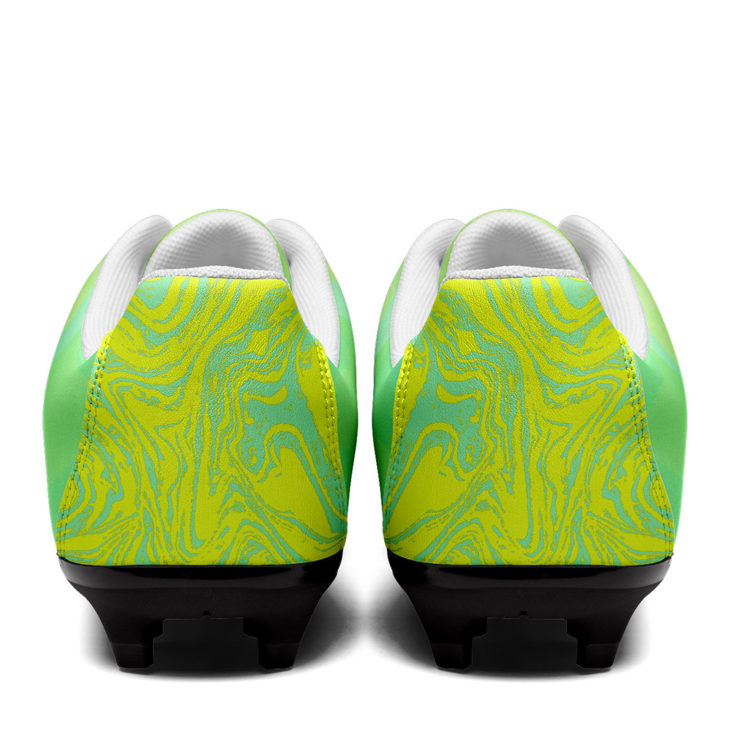 Custom Senegal Team Firm Ground Soccer Cleats Print On Demand Football Shoes