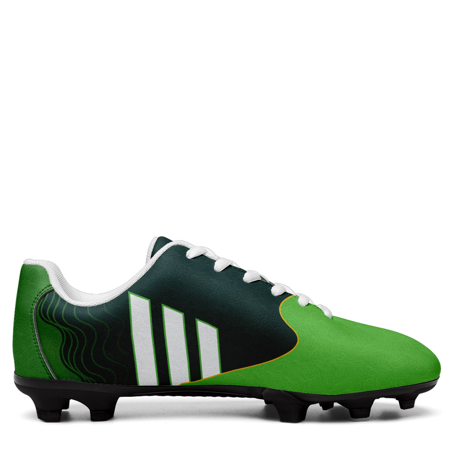 Custom Australia Team Firm Ground Soccer Cleats Print On Demand Football Shoes